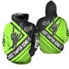 Custom name BraapGirls [PREMIUM] JUST FNKN SEND IT GREEN Brands for motocross girls and dirt bike riders