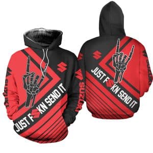Custom name BraapGirls [PREMIUM] JUST FNKN SEND IT SUZUKI Brands for motocross girls and dirt bike riders