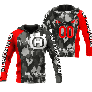 CUSTOM NAME RACING | RED CAMO | HUSQVARNA