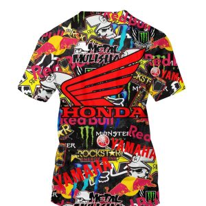 Custom name BraapGirls Full Logo Honda Brands for motocross girls and dirt bike riders - Brands view 5