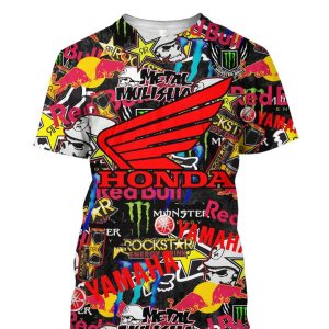 Custom name BraapGirls Full Logo Honda Brands for motocross girls and dirt bike riders - Brands view 6