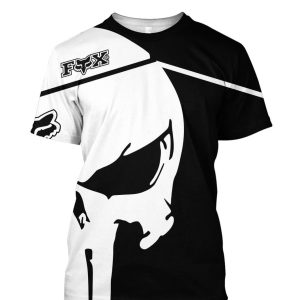 Custom name BraapGirls FOX SKULL Brands for motocross girls and dirt bike riders - Brands view 2