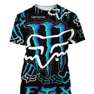 Custom name BraapGirls MEN WOMEN FOX 3D HOODIE, FOX HOODIE Brands for motocross girls and dirt bike riders - Brands view 3