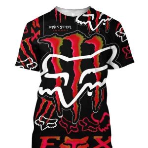 Custom name BraapGirls MEN WOMEN FOX 3D HOODIE, FOX HOODIE Brands for motocross girls and dirt bike riders - Brands view 3