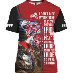 Custom name BraapGirls I RIDE DB Brands for motocross girls and dirt bike riders - Brands view 6