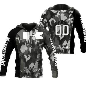 CUSTOM NAME RACING | BLACK CAMO | KAWASAKI
