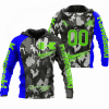 CUSTOM NAME RACING | BLUE CAMO | KAWASAKI