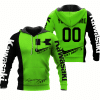 CUSTOM NAME RACING | BLACK-GREEN | KAWASAKI