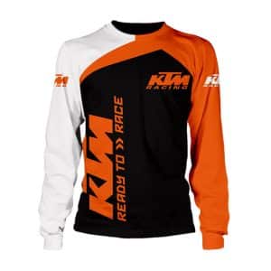 Custom name BraapGirls KTM MA T3D Full Printing Brands for motocross girls and dirt bike riders - Brands view 3