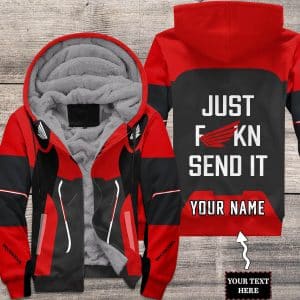 MOTOCROSS PERSONALIZED FX RACING V1 | FLEECE HOODIE | HONDA