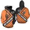 Custom name BraapGirls [PREMIUM] JUST FNKN SEND IT ORANGE Brands for motocross girls and dirt bike riders
