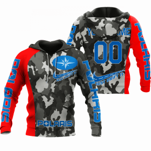 CUSTOM NAME RACING | RED CAMO | POLARIS