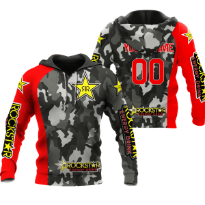 CUSTOM NAME RACING | RED CAMO | ROCKSTAR