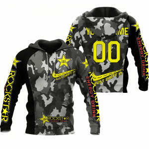 CUSTOM NAME RACING | BLACK CAMO | ROCKSTARS