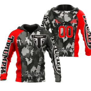 CUSTOM NAME RACING | RED CAMO | TRIUMPH
