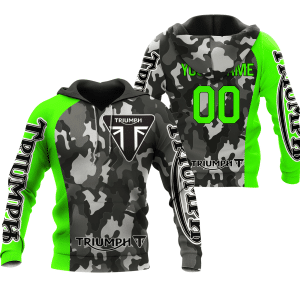 CUSTOM NAME RACING | GREEN CAMO | TRIUMPH