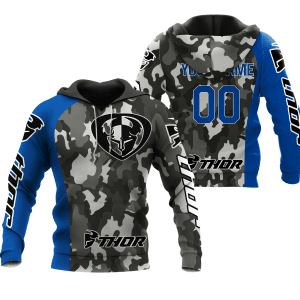 CUSTOM NAME RACING | BLUE CAMO | THOR