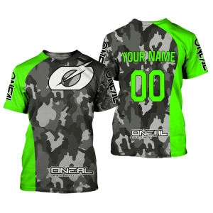 Custom name BraapGirls CUSTOM NAME RACING | GREEN CAMO | ONEAL Brands for motocross girls and dirt bike riders - Brands view 1