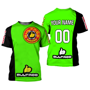 Custom name BraapGirls CUSTOM NAME RACING | BLACK-GREEN | BULTACO Brands for motocross girls and dirt bike riders - Brands view 1
