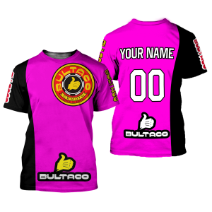 Custom name BraapGirls CUSTOM NAME RACING | BLACK-PINK | BULTACO Brands for motocross girls and dirt bike riders - Brands view 1