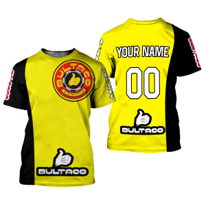Custom name BraapGirls CUSTOM NAME RACING | BLACK-YELLOW | BULTACO Brands for motocross girls and dirt bike riders - Brands view 1