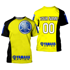 Custom name BraapGirls CUSTOM NAME RACING | BLACK-YELLOW | YAMAHA V6 Brands for motocross girls and dirt bike riders - Brands view 1