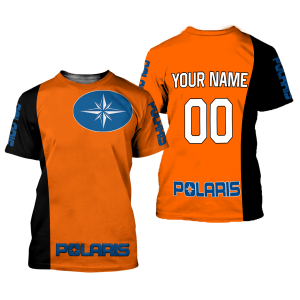 Custom name BraapGirls CUSTOM NAME RACING | BLACK-ORANGE | POLARIS Brands for motocross girls and dirt bike riders - Brands view 1