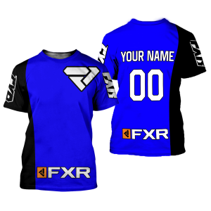 Custom name BraapGirls CUSTOM NAME RACING | BLACK-BLUE | FXR Brands for motocross girls and dirt bike riders - Brands view 1
