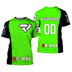Custom name BraapGirls CUSTOM NAME RACING | BLACK-GREEN | FXR Brands for motocross girls and dirt bike riders - Brands view 1
