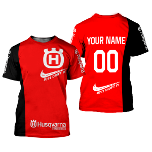 Custom name BraapGirls CUSTOM NAME RACING | BLACK-RED | HUSQVARNA Brands for motocross girls and dirt bike riders - Brands view 1