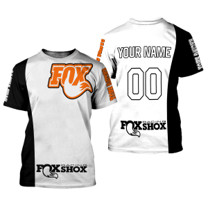 Custom name BraapGirls CUSTOM NAME RACING | BLACK WHITE | FOX RACING Brands for motocross girls and dirt bike riders - Brands view 1