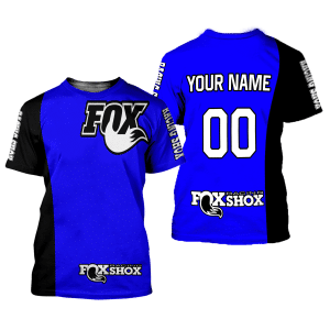 Custom name BraapGirls CUSTOM NAME RACING | BLACK BLUE | FOX RACING Brands for motocross girls and dirt bike riders - Brands view 1