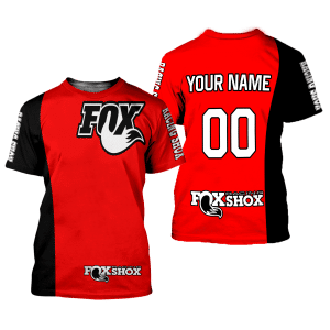 Custom name BraapGirls CUSTOM NAME RACING | BLACK RED | FOX RACING Brands for motocross girls and dirt bike riders - Brands view 1