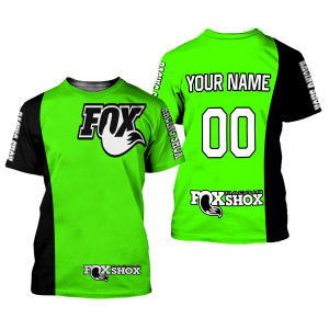 Custom name BraapGirls CUSTOM NAME RACING | BLACK GREEN | FOX RACING Brands for motocross girls and dirt bike riders - Brands view 1