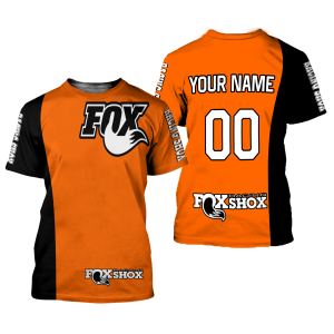 Custom name BraapGirls CUSTOM NAME RACING | BLACK ORANGE | FOX RACING Brands for motocross girls and dirt bike riders - Brands view 1