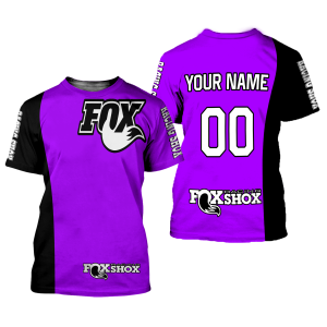 Custom name BraapGirls CUSTOM NAME RACING | BLACK PURPLE | FOX RACING Brands for motocross girls and dirt bike riders - Brands view 1