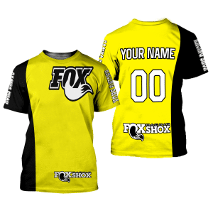 Custom name BraapGirls CUSTOM NAME RACING | BLACK YELLOW | FOX RACING Brands for motocross girls and dirt bike riders - Brands view 1