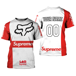 Custom name BraapGirls CUSTOM NAME RACING | RED WHITE | FOX RACING Brands for motocross girls and dirt bike riders - Brands view 1