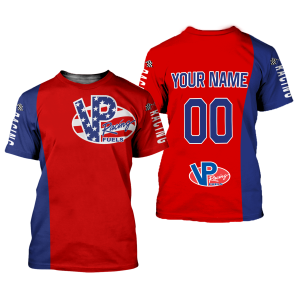 Custom name BraapGirls CUSTOM NAME RACING | BLUE RED | VP RACING Brands for motocross girls and dirt bike riders - Brands view 1
