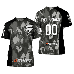 Custom name BraapGirls CUSTOM NAME RACING | BLACK CAMO | SHIFT Brands for motocross girls and dirt bike riders - Brands view 1