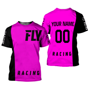 Custom name BraapGirls CUSTOM NAME RACING | BLACK-PINK | FLY RACING Brands for motocross girls and dirt bike riders - Brands view 1