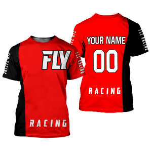 Custom name BraapGirls CUSTOM NAME RACING | BLACK-RED | FLY RACING Brands for motocross girls and dirt bike riders - Brands view 1