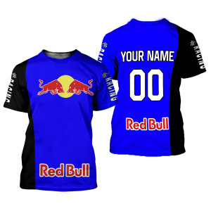 Custom name BraapGirls CUSTOM NAME RACING | BLACK-BLUE | REDBULL Brands for motocross girls and dirt bike riders - Brands view 1