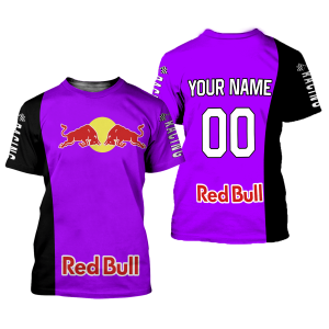 Custom name BraapGirls CUSTOM NAME RACING | BLACK-PURPLE | REDBULL Brands for motocross girls and dirt bike riders - Brands view 1