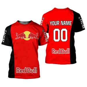Custom name BraapGirls CUSTOM NAME RACING | BLACK-RED | REDBULL Brands for motocross girls and dirt bike riders - Brands view 1