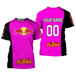 Custom name BraapGirls CUSTOM NAME RACING | BLACK-PINK | REDBULL KTM Brands for motocross girls and dirt bike riders - Brands view 1