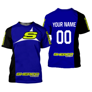 Custom name BraapGirls CUSTOM NAME RACING | BLACK-BLUE | SHERCO Brands for motocross girls and dirt bike riders - Brands view 1
