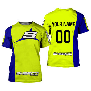 Custom name BraapGirls CUSTOM NAME RACING | BLUE-YELLOW | SHERCO Brands for motocross girls and dirt bike riders - Brands view 1