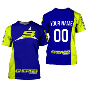 Custom name BraapGirls CUSTOM NAME RACING | YELLOW-BLUE | SHERCO Brands for motocross girls and dirt bike riders - Brands view 1