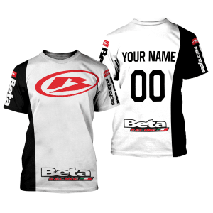 Custom name BraapGirls CUSTOM NAME RACING | BLACK-WHITE | BETA RACING Brands for motocross girls and dirt bike riders - Brands view 1